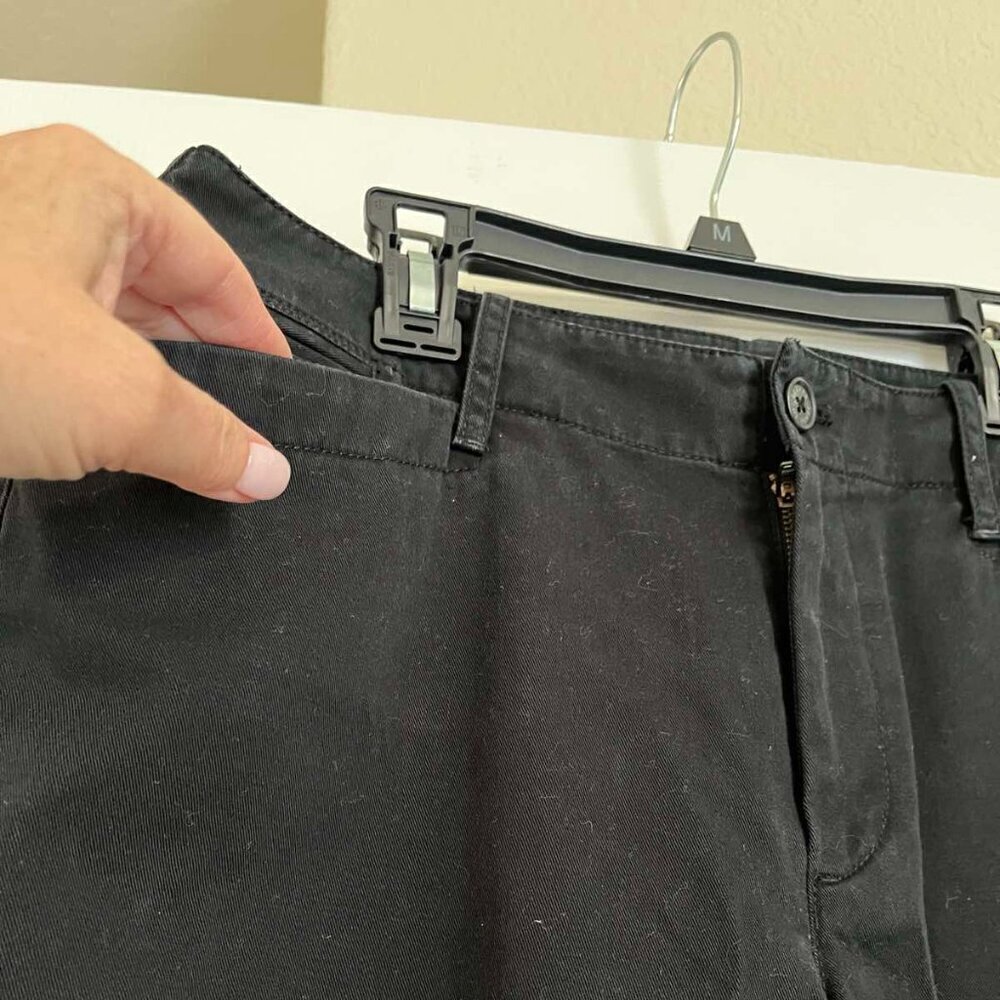Women's Shorts Lauren Ralph Lauren 6 Bermuda Black Mid Rise Casual - Picture 10 of 12